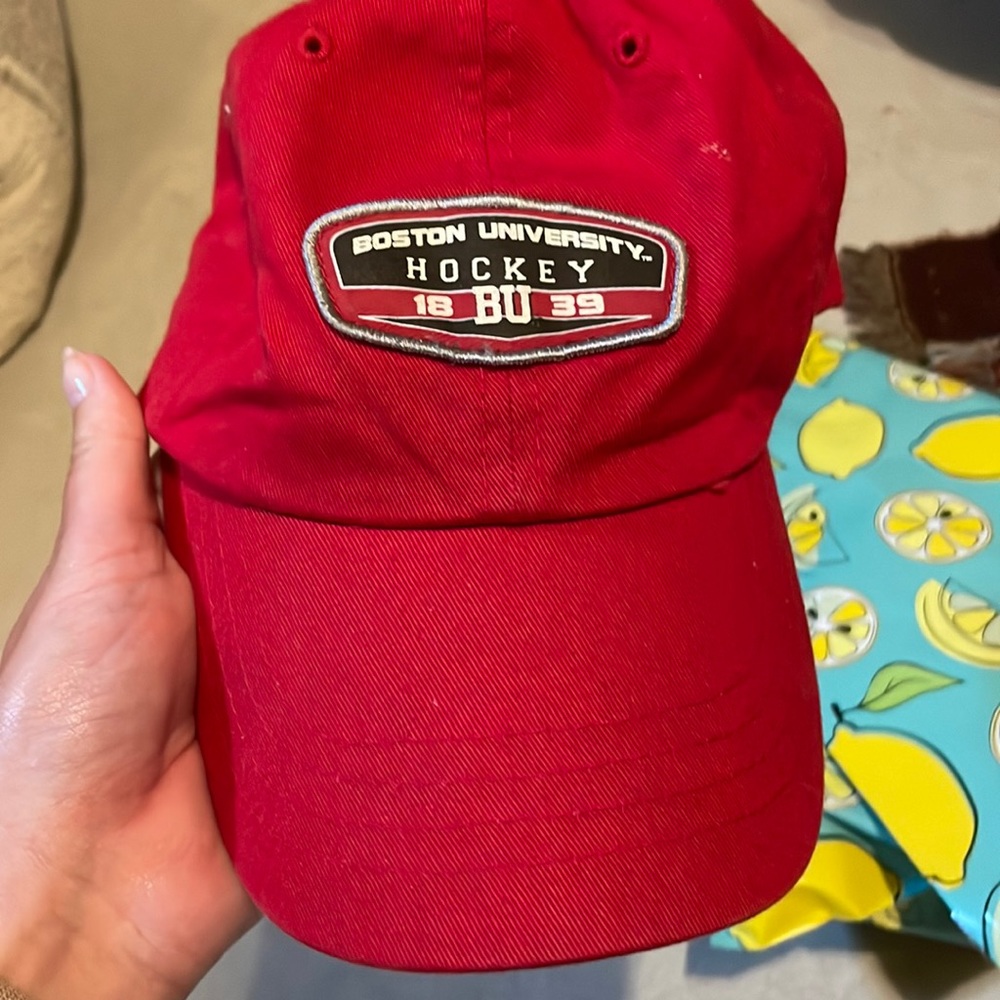 Boston University Hockey hat